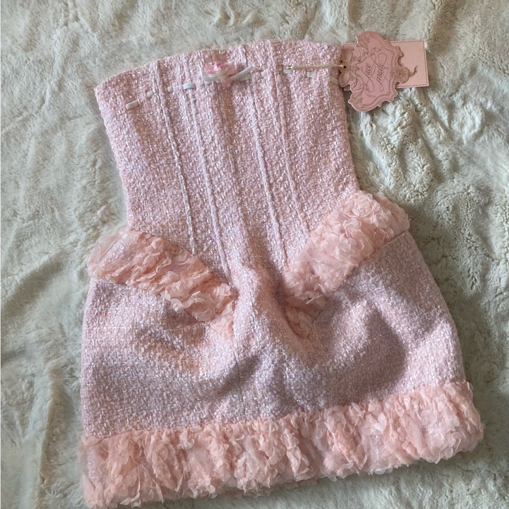 Pink Lacemade Bonnie part mini dress